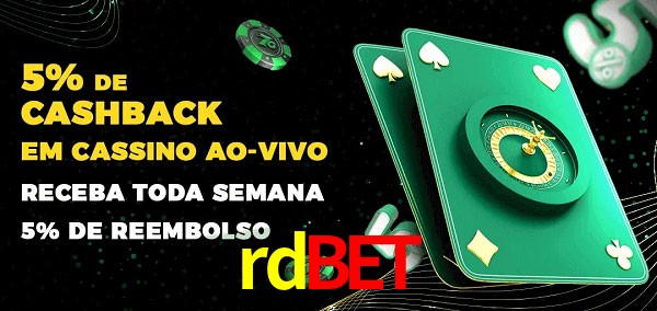 Promoções do cassino ao Vivo rdbet